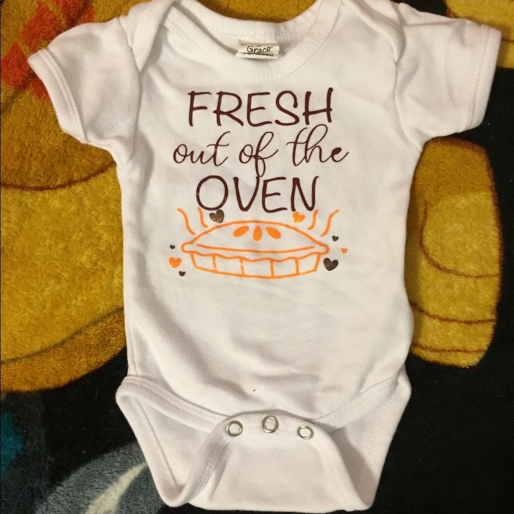 Thanksgiving newborn onsie